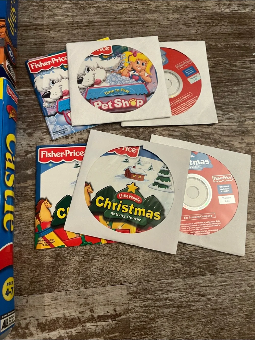Fisher-Price Kids CD/PC Learning Game Set, untested